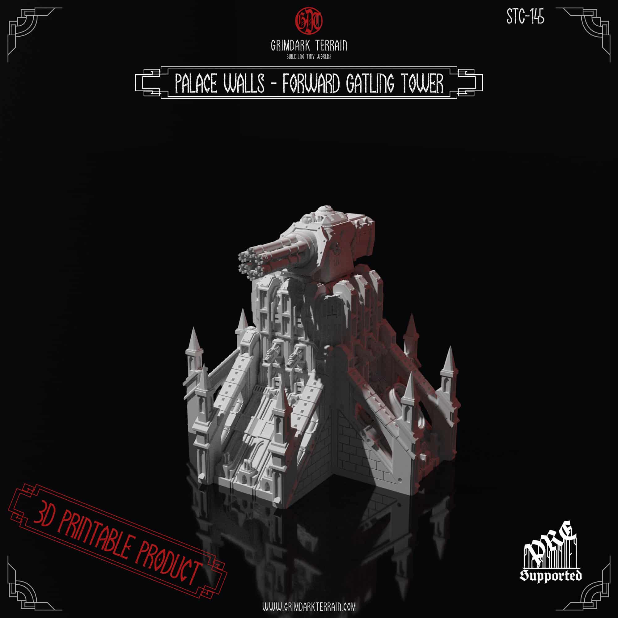 STC-145: Palace Walls – Forward Gatling Tower